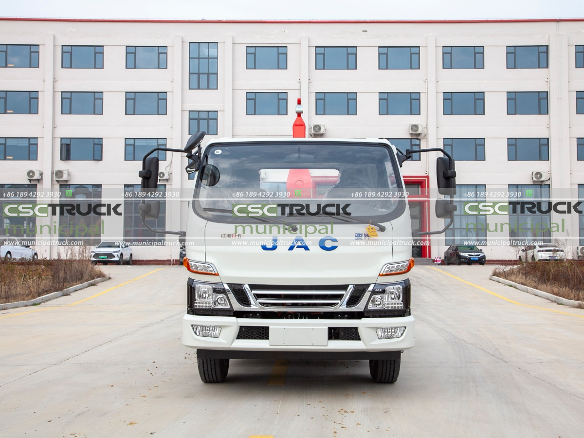 江淮00001 JAC 8 Tons Electric Hook Lift Garbage Truck
