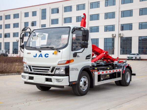 JAC 8 Tons Electric Hook Lift Garbage Truck