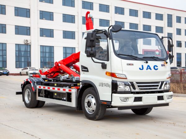 JAC 8 Tons Electric Hook Lift Garbage Truck