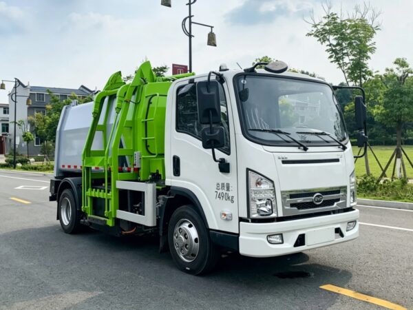 BYD T5 Pure Electric Side Loader Garbage Truck
