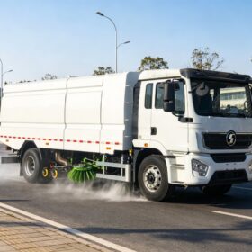 Street Sweeper Truck Shipped to Mozambique to Improve Urban Environmental Hygiene