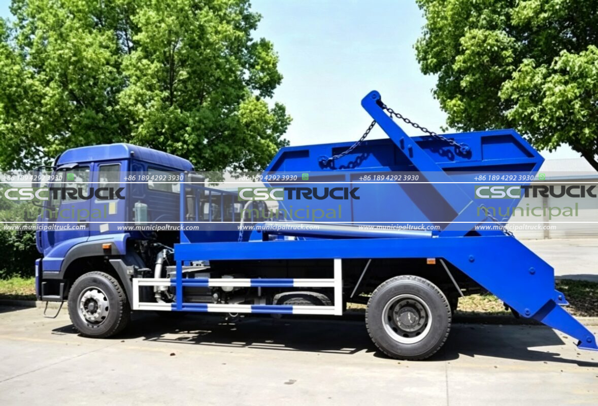 Skip Loader Trucks Supplied to Thailand for Market Waste Collection