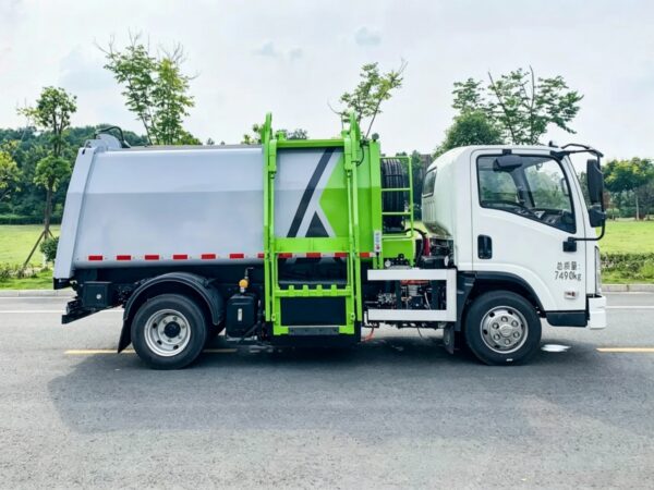 BYD T5 Pure Electric Side Loader Garbage Truck
