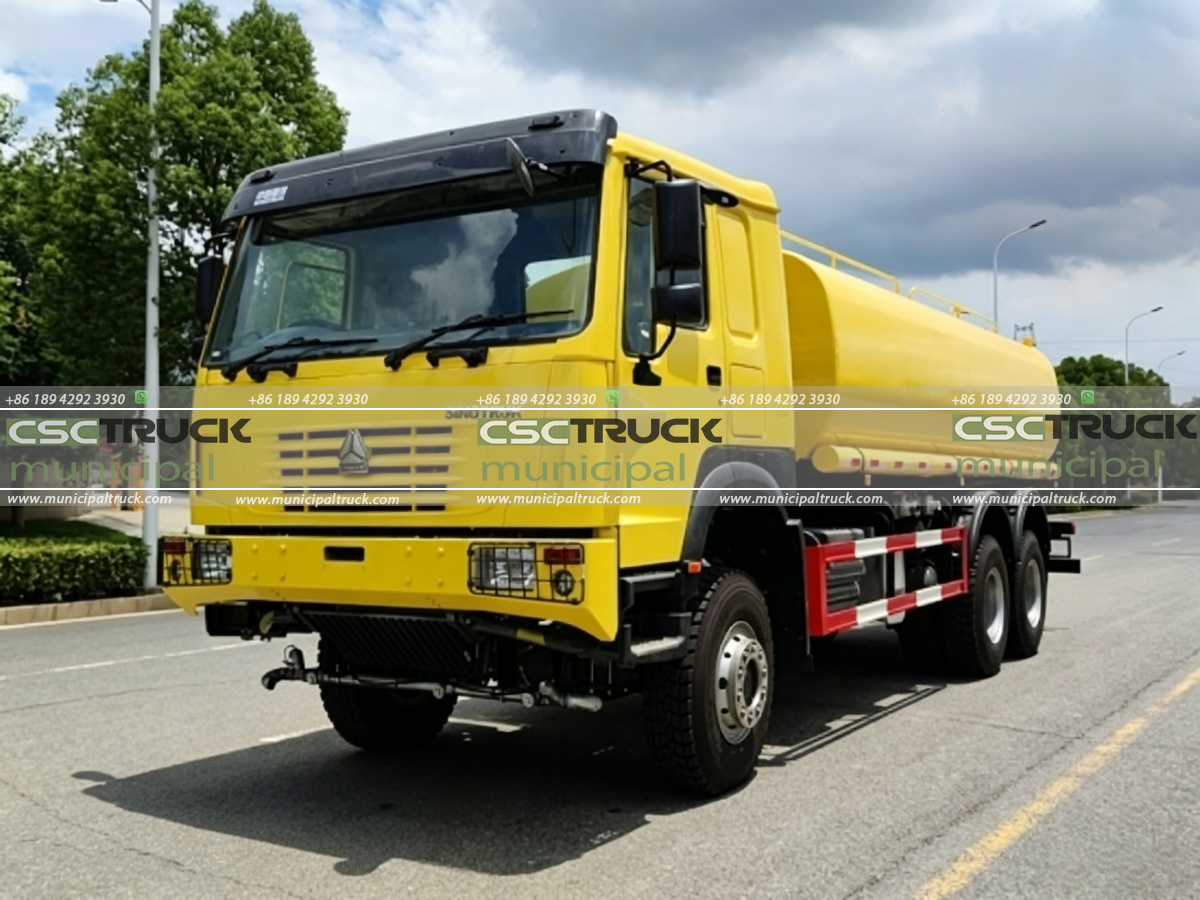 3 HOWO 6×6 20,000 Liters Water Sprinkler Truck