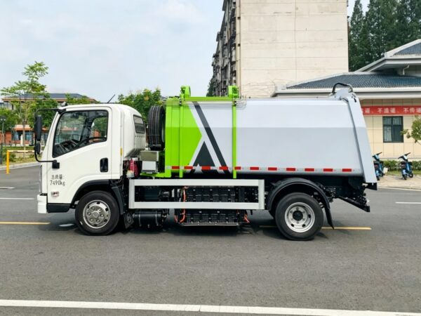 BYD T5 Pure Electric Side Loader Garbage Truck