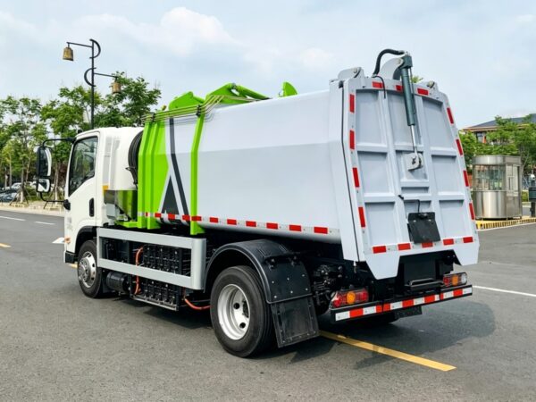 BYD T5 Pure Electric Side Loader Garbage Truck